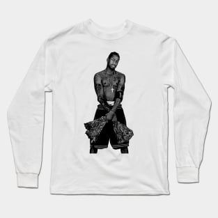 Allen Iverson Roses Long Sleeve T-Shirt